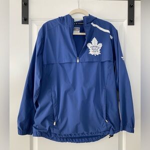 Toronto Maple Leafs Fanatics Authentic Pro
Rinkside Anorak 1/4-Zip Jacket - Blue